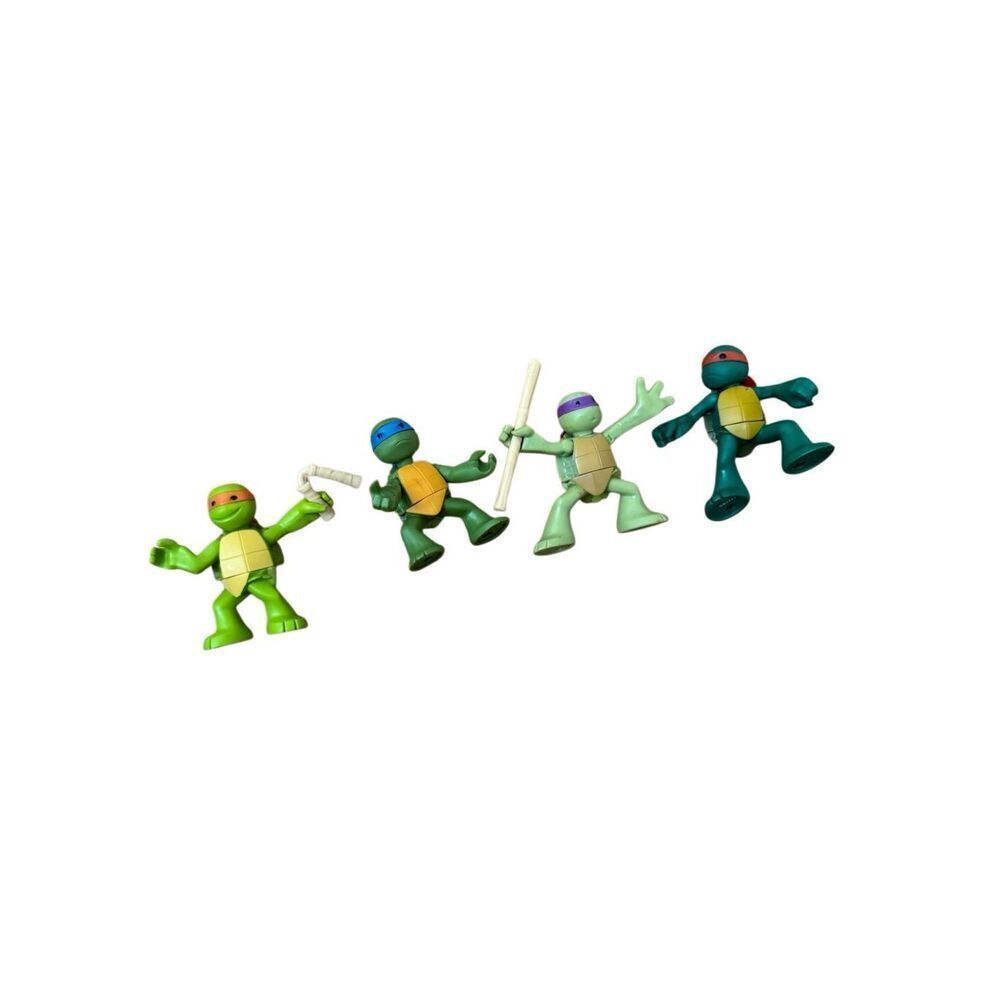 TMNT Teenage Mutant Ninja Turtles Toddler Set of 4 Viacom Nikelodeon 2013